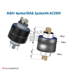 اسلیپ رینگ 6 پل (روتاری کانکتور) Asiantool ایشن تول مدل A6H ساخت تایوان