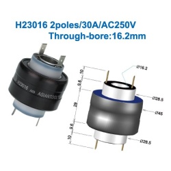 اسلیپ رینگ 2 پل (روتاری کانکتور) Asiantool ایشن تول ساخت تایوان مدل H23016