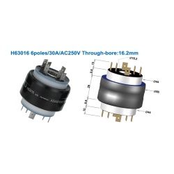 اسلیپ رینگ 6 پل (روتاری کانکتور) Asiantool ایشن تول ساخت تایوان مدل H63016