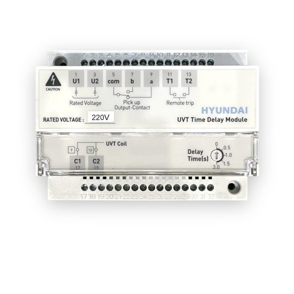 رله آندر ولتاژ کلید هوایی هیوندای 220V AC  آمپر